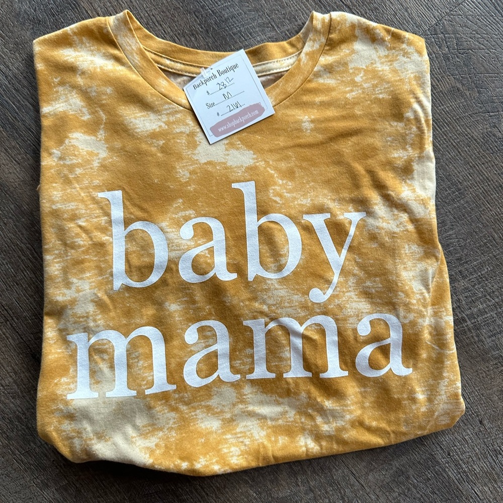 Baby Mama Graphic Tee-Medium